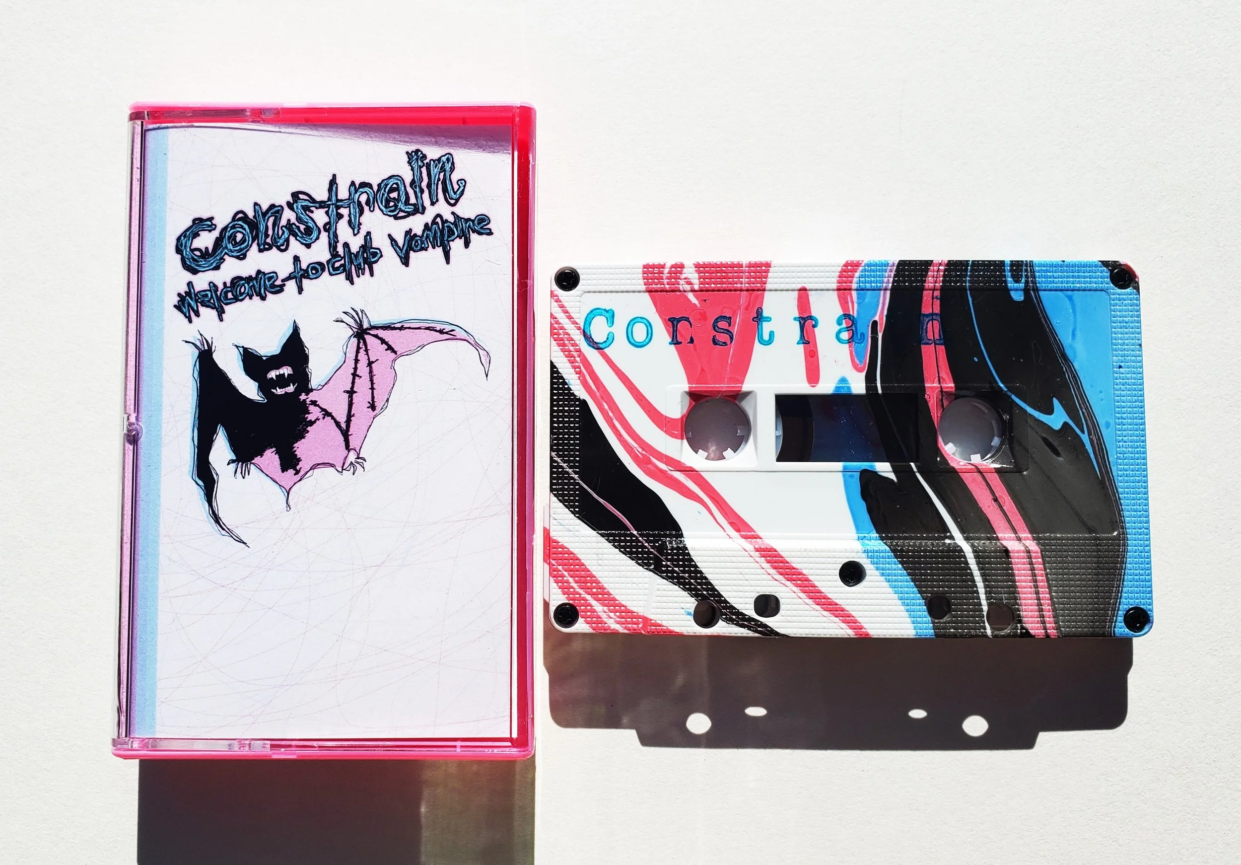 CONSTRAIN - Welcome To Club Vampire (cassette) — Zegema Beach Records